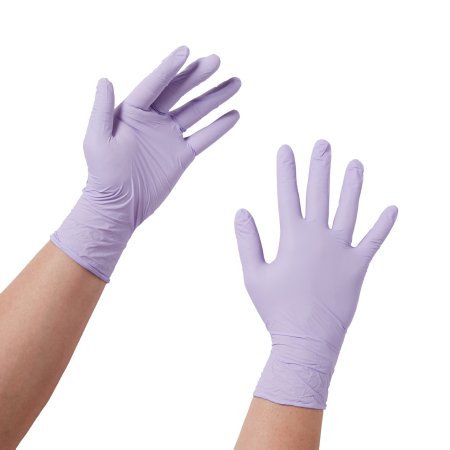 Gloves Exam Halyard™ Lavender™ Medium NonSterile Nitrile Standard Cuff Length Textured Fingertips Lavender Not Chemo Approved (250/BX 10BX/CS) by O&M Halyard  ID 52818